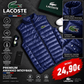 Αντιανεμικό Αδιάβροχο Αμάνικο Lacoste Navy Blue