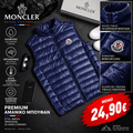 Αντιανεμικό Αδιάβροχο Αμάνικο Moncler Navy Blue