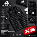 Αντιανεμικό Αδιάβροχο Αμάνικο Adidas Μαύρο